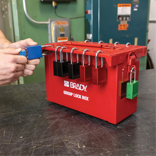 Velocity Plus Safety Lockout Padlock, Orange, Keyed Alike, Aluminum, 1-1/2" Width Brunswick Fyr & Safety