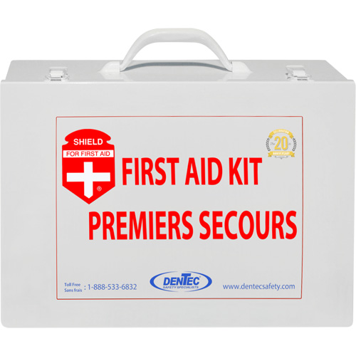 Trousse de premiers soins Shield, R&eacute;pond ou surpasse la norme CSA Z1220-24 type 3 environnements &agrave; haut risque, Grand (51-100 travailleurs) Brunswick Fyr & Safety