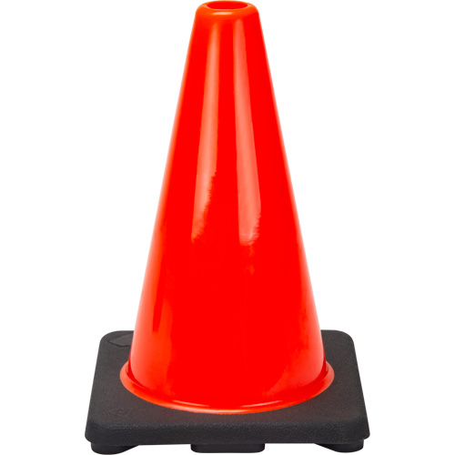 Premium Traffic Cone, 12", Orange Brunswick Fyr & Safety