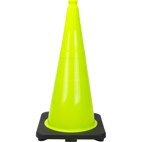 Premium Traffic Cone, 28", Lime Green Brunswick Fyr & Safety