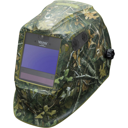 VIKING 2450 ADV Series White Tail Camo&reg; Helmet, 3.82" L x 2.44" W View Area, 5 - 13 Shade Range Brunswick Fyr & Safety