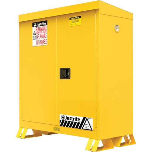 Outdoor Flammable Storage Cabinet, 30 gal., 2 Door, 43" W x 44" H x 18" D Brunswick Fyr & Safety