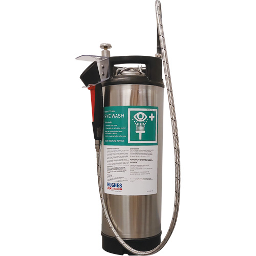 Portable Self-Contained Emergency Wash, Pressurized, 4 gal. Capacity, Meets None Brunswick Fyr & Safety