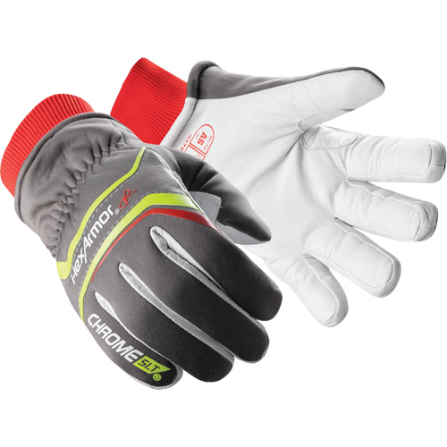 Chrome SLT&reg; Winter 4075W Cut-Resistant Gloves with Thinsulate, Size 6/X-Small, Goatskin/HPPE Shell, ASTM ANSI Level A6 Brunswick Fyr & Safety