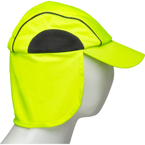 Cooling Hat with Neck Shade, Hi-Vis Lime Brunswick Fyr & Safety