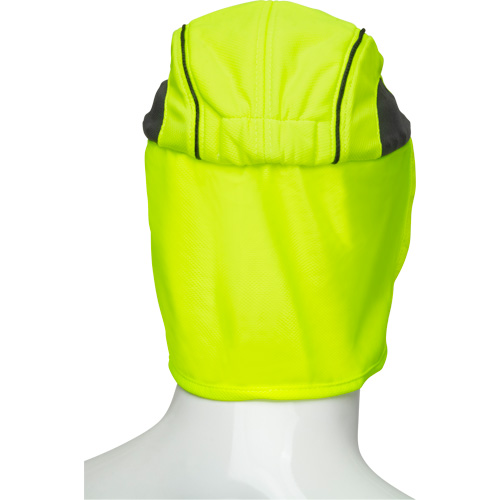 Cooling Hat with Neck Shade, Hi-Vis Lime Brunswick Fyr & Safety