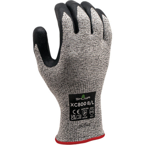 Gants r&eacute;sistants &agrave; la coupe XC800, Taille 6/Petit, Calibre 13, Rev&ecirc;tement Nitrile, Enveloppe en PEHP, ASTM ANSI niveau A5/EN 388 niveau E Brunswick Fyr & Safety
