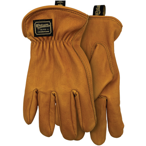 Gants r&eacute;sistants &agrave; la coupe The Duke 597CR, Taille Moyen, Enveloppe en Cuir de vache/Para-aramide/Polyester/Acier inoxydable, ASTM ANSI niveau A5 Brunswick Fyr & Safety