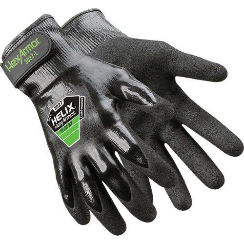 Gants Helix 3027, Taille 6/T-petit, Calibre 21, Rev&ecirc;tement Nitrile, Enveloppe en PEHP, ASTM ANSI niveau A7 Brunswick Fyr & Safety