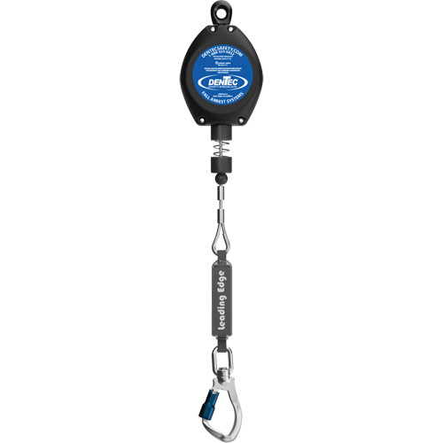 Self-Retracting Lifeline, 20', Galvanized Steel, Swivel Brunswick Fyr & Safety