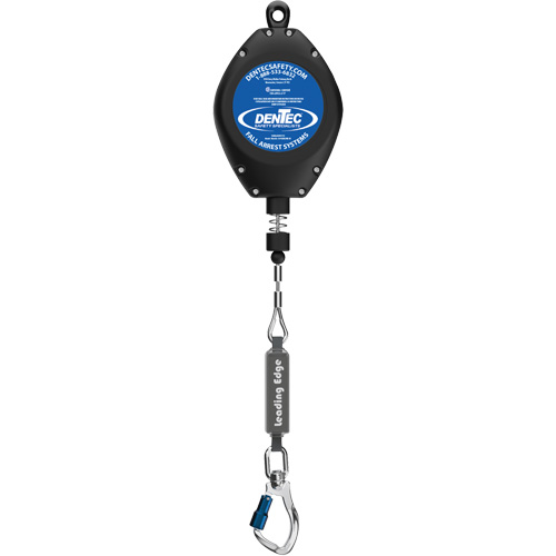 Self-Retracting Lifeline, 50', Galvanized Steel, Swivel Brunswick Fyr & Safety