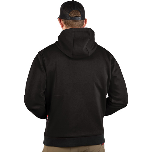 M12 Heated Hoodie with Battery, Men's, 2X-Large, Black, Poly-Cotton Brunswick Fyr & Safety
