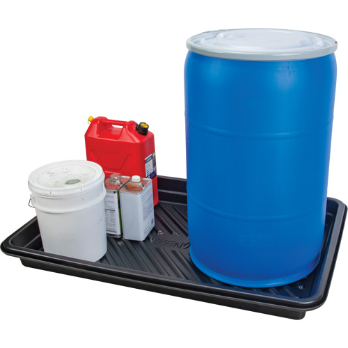 Spill Tray, 30" L x 48" W x 4.5" H, 30 US gal. Spill Capacity Brunswick Fyr & Safety