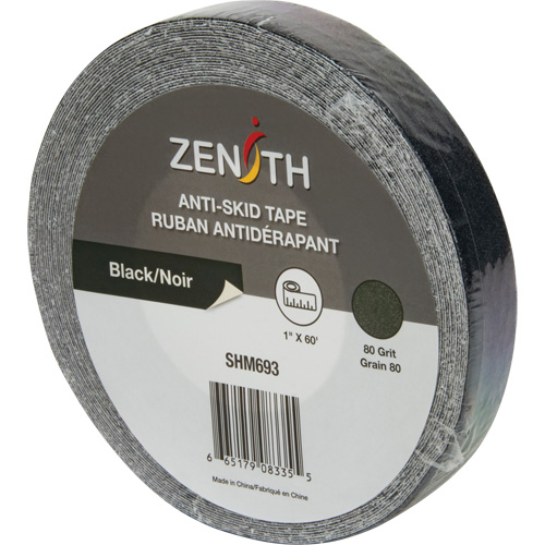Ruban antid&eacute;rapant, 1" x 60', Noir Brunswick Fyr & Safety