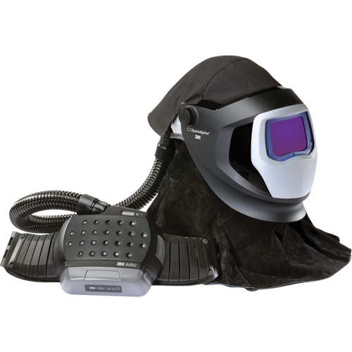 Adflo PAPR System with Versaflo M-Series Helmet & Speedglas Welding Shield Upgrade Kit, Welding Helmet, Lithium-Ion Battery Brunswick Fyr & Safety
