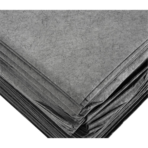 Feuilles absorbantes souffl&eacute;es, Universel, 15" x 19", 8 gal. d'absorption Brunswick Fyr & Safety