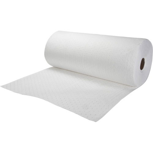 Rouleaux absorbants li&eacute;es, Poids moyen, 150' lo x 30" la, Absorption 20 gal. Brunswick Fyr & Safety