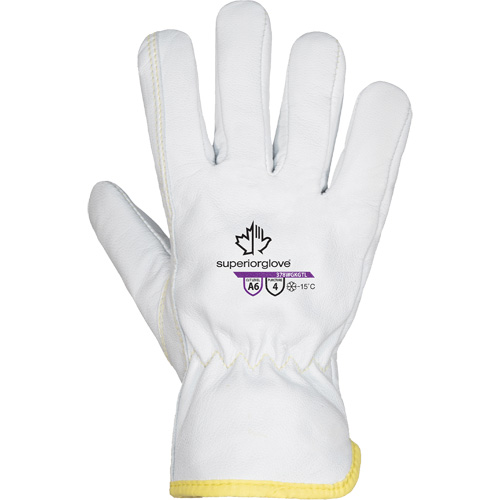 Endura&reg; 378WGKGTL Cut-Resistant Gloves, Size X-Small, Goatskin/TenActiv/Thinsulate Shell, ASTM ANSI Level A6 Brunswick Fyr & Safety