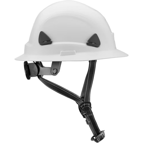 Casque Fibre Metal de style escalade avec bordure compl&egrave;te, R&eacute;pond aux normes CSA type 2, Suspension Rochet, Non ventil&eacute; Brunswick Fyr & Safety