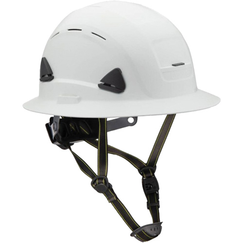 Casque Fibre Metal de style escalade avec bordure compl&egrave;te, R&eacute;pond aux normes CSA type 2, Suspension Rochet, Ventil&eacute; Brunswick Fyr & Safety