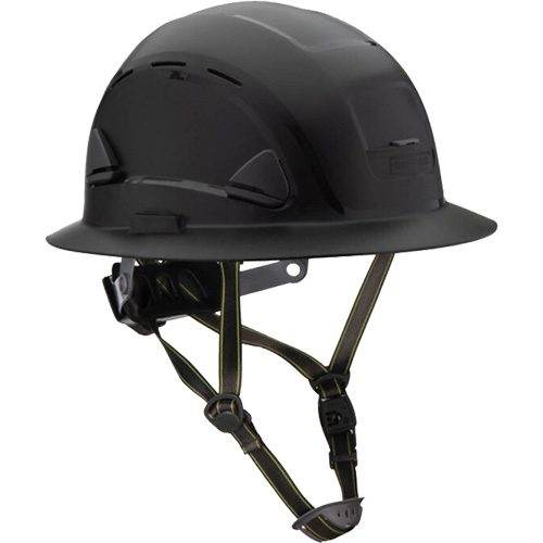 Fibre Metal Climbing Style Helmet with Full Brim, Meets CSA Type 2, Ratchet Suspension, Vented Brunswick Fyr & Safety