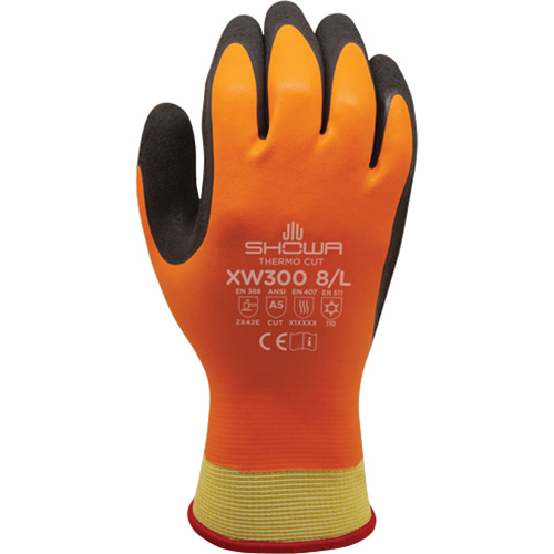 XW300 Thermo Cut Gloves, 7/Medium, Rubber Latex Coating, Kevlar&reg; Shell Brunswick Fyr & Safety