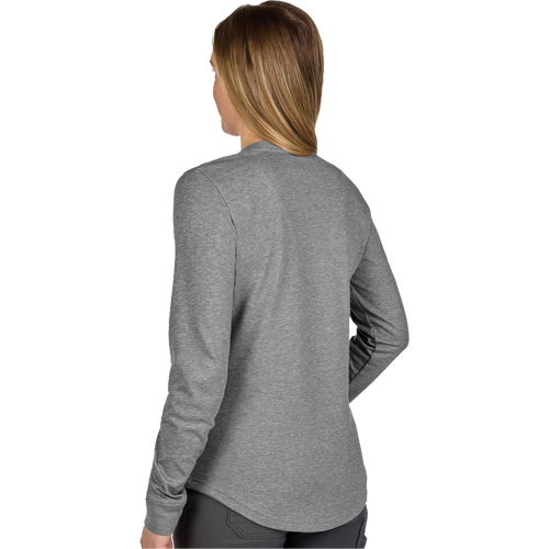 FREEFLEX Long-Sleeve Hybrid T-Shirt, Women's, X-Small, Grey Brunswick Fyr & Safety