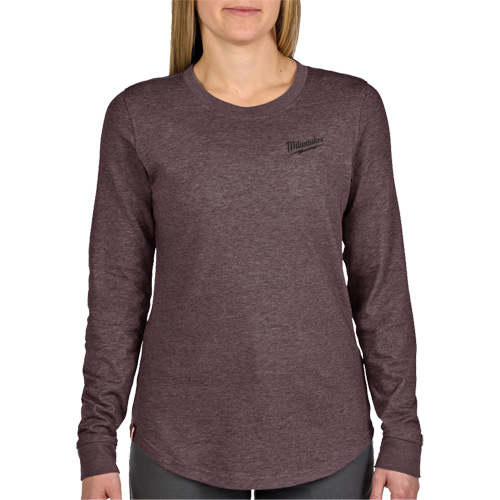 T-shirt hybride &agrave; manches longues FREEFLEX, Femmes, T-petit, Mauve Brunswick Fyr & Safety