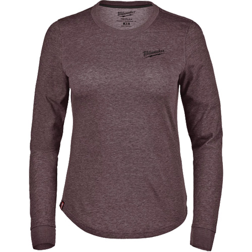 T-shirt hybride &agrave; manches longues FREEFLEX, Femmes, T-petit, Mauve Brunswick Fyr & Safety
