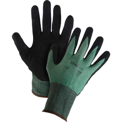 Gants l&eacute;gers et haute dext&eacute;rit&eacute; r&eacute;sistants &agrave; la coupe, Taille 11, Calibre 21, Rev&ecirc;tement Mousse de nitrile, Enveloppe en Acier inoxydable/PEHP, ASTM ANSI niveau A3 Brunswick Fyr & Safety
