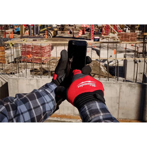 Anti-Vibration Work Gloves, Size Small, Synthetic Palm Brunswick Fyr & Safety