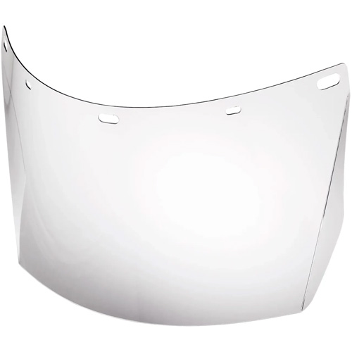 Uncoated Full Face Shield Replacement Lens, Polycarbonate, Clear Tint Brunswick Fyr & Safety