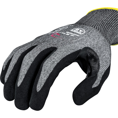 Gants enduits r&eacute;sistants &agrave; la coupe RWG589, Taille 2T-Grand, Calibre 18, Rev&ecirc;tement Mousse de nitrile, Enveloppe en PEHP, ASTM ANSI niveau A9/EN 388 niveau F Brunswick Fyr & Safety