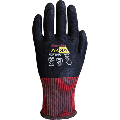 Gants de protection &eacute;lev&eacute;e contre la coupe KOP-500, Taille 11, Calibre 13, Rev&ecirc;tement Polyur&eacute;thane, Enveloppe en Nylon/PEHP/Spandex/Graph&egrave;ne, ASTM ANSI niveau A5/EN 388 niveau E Brunswick Fyr & Safety