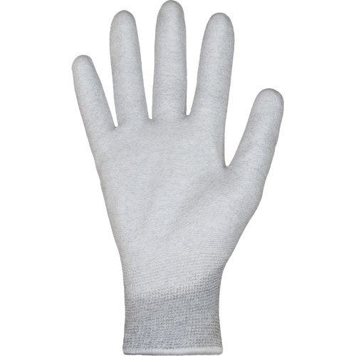 KnitActiv Electrostatic Dissipative Low-Linting White Gloves, 5, Polyurethane Coating, 13 Gauge, Nylon/Cotton Shell Brunswick Fyr & Safety