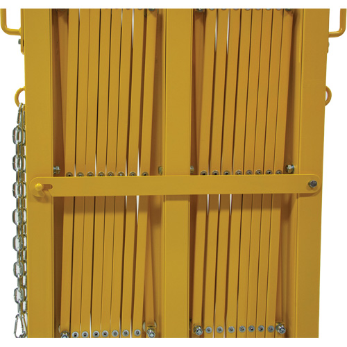 Barri&egrave;re extensible, 84" h x 20' lo, Jaune Brunswick Fyr & Safety