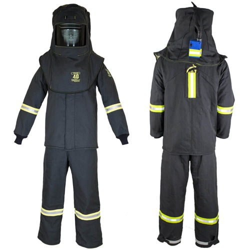 TCG Deluxe Medium Arc Flash Suit Kit, 40 cal/cm² Brunswick Fyr & Safety