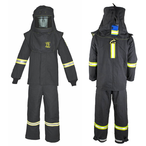 TCG Large Arc Flash Coat Kit with Escape Strap, 75 cal/cm² Brunswick Fyr & Safety