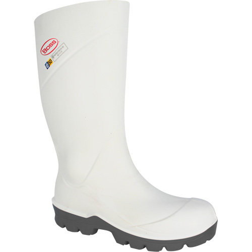 Bottes de transformation alimentaire Boss, Polyur&eacute;thane, Embout Acier, Taille 4, Imperm&eacute;able Brunswick Fyr & Safety