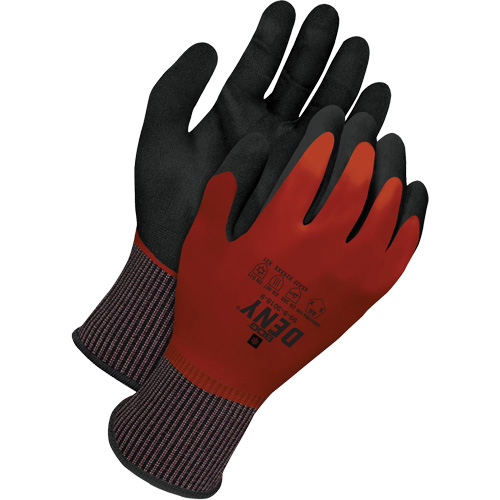 Deny&reg; Lined Cut-Resistant Food Contact Gloves, Size 7, 18 Gauge, Foam Nitrile Coated, HPPE Shell, ASTM ANSI Level A6/EN 388 Level F Brunswick Fyr & Safety