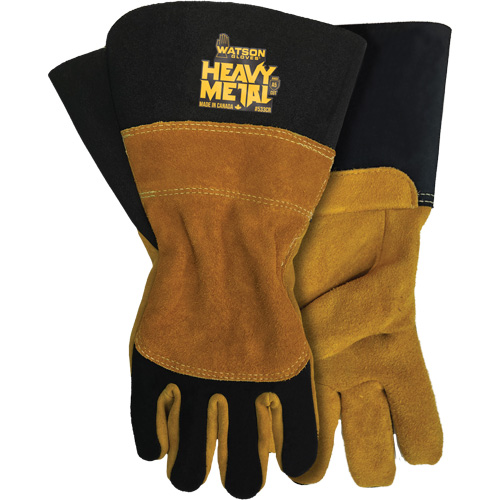 Black Velvet Mig/Stick Welding Gloves, Grain Elkhide, Size Small Brunswick Fyr & Safety