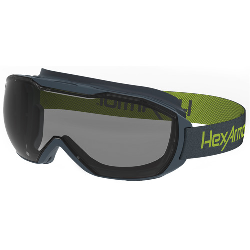 MX500 Safety Goggles, Grey Lens, Anti-Fog/Anti-Scratch, Indirect Vent Brunswick Fyr & Safety