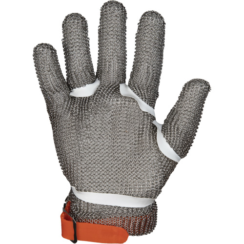 Gants en maille m&eacute;tallique MMG conformes aux normes alimentaires, Taille 2T-petit, Enveloppe en Acier inoxydable, ASTM ANSI niveau A9 Brunswick Fyr & Safety