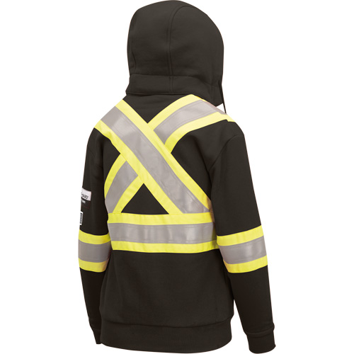 Heavyweight Safety Hoodie, Women's, X-Small, Black Brunswick Fyr & Safety
