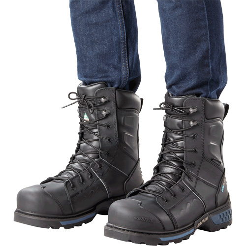 Bottes de s&eacute;curit&eacute; Ice Monster pour hommes, Cuir, Semelle R&eacute;sistant aux perforations, Pointure 9-1/2 Brunswick Fyr & Safety