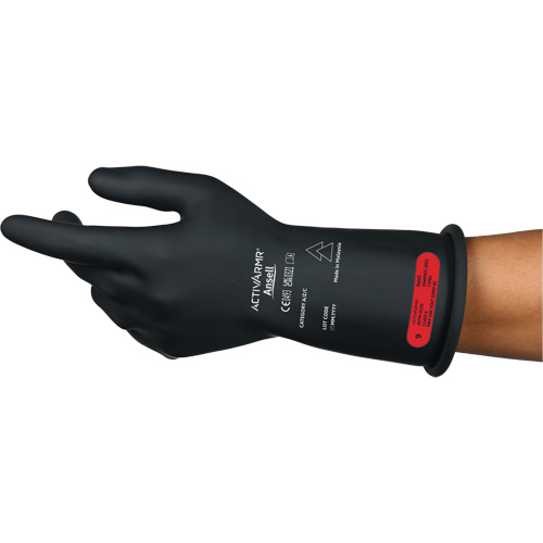 ActivArmr&reg; RIG R011BUL Ultra-Lightweight Electrical Insulated Gloves, ASTM Class 0, Size 10, 11" L Brunswick Fyr & Safety