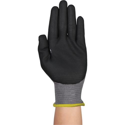 Gants r&eacute;sistants &agrave; la coupe HYFLEX 11-584, Taille 5/2T-petit, Calibre 21, Rev&ecirc;tement Mousse de nitrile, Enveloppe en PEHP/Intercept, ASTM ANSI niveau A6/EN 388 niveau F Brunswick Fyr & Safety