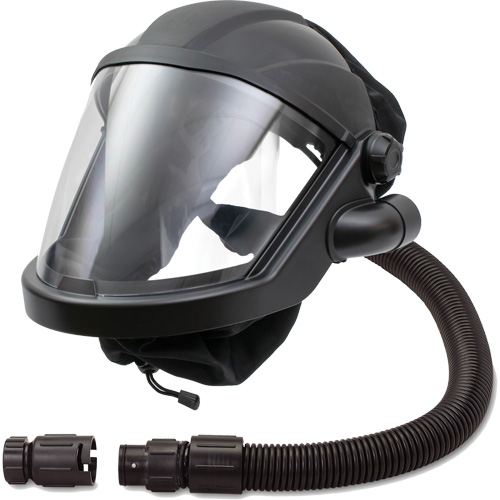 MAXSHIELD&reg; Supplied Air Respirator Shield with Control Valve, Universal, Facepiece Brunswick Fyr & Safety