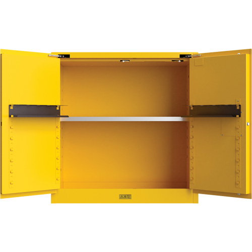 Armoire de s&eacute;curit&eacute; pour produits inflammables Utili-Guard+, 30 gal., 1 Porte(s), 43" La x 44" h x 22" p Brunswick Fyr & Safety