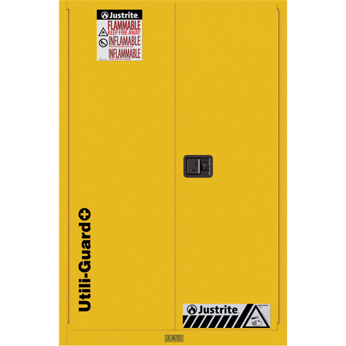 Armoire de s&eacute;curit&eacute; pour produits inflammables Utili-Guard+, 45 gal., 2 Porte(s), 43" La x 65" h x 22" p Brunswick Fyr & Safety